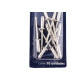 Cartela Rebite Brasfort Aluminio Repuxo 412 Cartela Com 10 Pecas 7718 Cartela Rebite Brasfort Aluminio Repuxo 412 Cartela Com 10 Pecas 7718