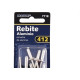 Cartela Rebite Brasfort Aluminio Repuxo 412 Cartela Com 10 Pecas 7718 Cartela Rebite Brasfort Aluminio Repuxo 412 Cartela Com 10 Pecas 7718