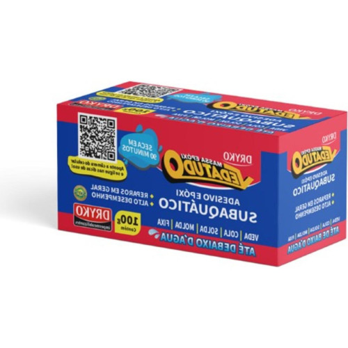 Adesivo Epoxi Massa Dryko Subaquatica 100 Gramas Adesivo Epoxi Massa Dryko Subaquatica 100 Gramas
