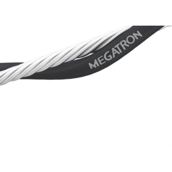 Fio De Aluminio Megatron Duplex 1Kv 16Mm 100M Preto 5411