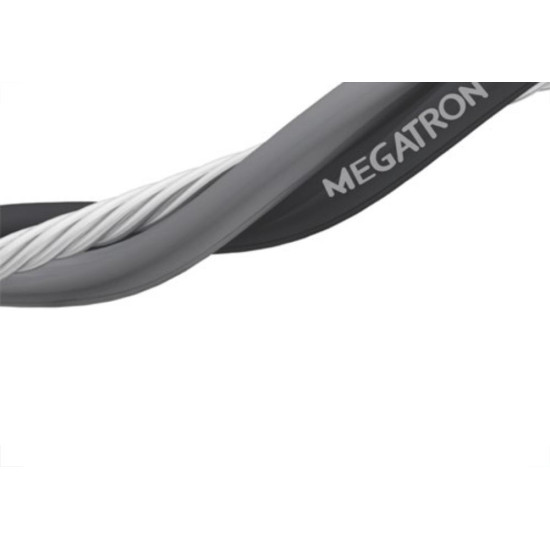 Fio De Aluminio Megatron Triplex 1Kv 16Mm 100M Preto/Cinza 5441