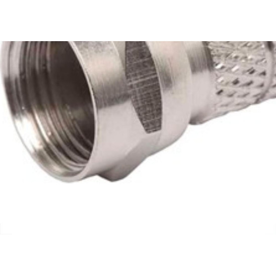 Conector Coaxial Rosca Dezcomp Rg06 643 - Kit C/20 Conector Coaxial Rosca Dezcomp Rg06 643 - Kit C/20