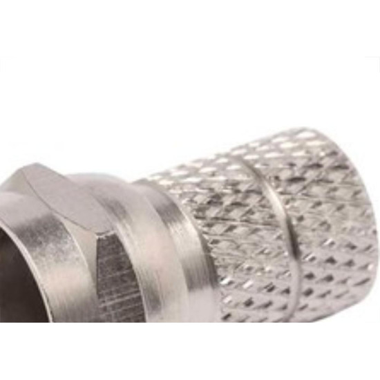 Conector Coaxial Rosca Dezcomp Rg06 643 - Kit C/20 Conector Coaxial Rosca Dezcomp Rg06 643 - Kit C/20