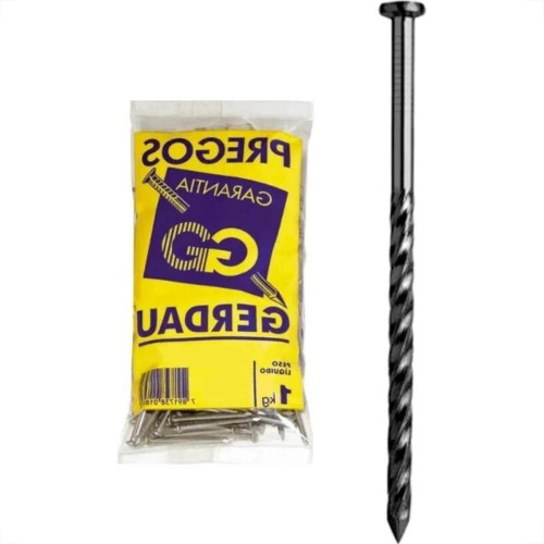 Prego Ardox Gerdau Com Cabeca 19X36 (3,90X83mm) 1Kg Prego Ardox Gerdau Com Cabeca 19X36 (3,90X83mm) 1Kg