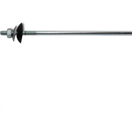 Haste Para Telha Ws 1/4X400Mm Com Kit Vedacao 50 Pecas 