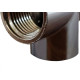 Tee Zamac Garden 1/2'' Rosca Rosca Cromado 10173Cre