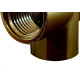 Tee Zamac Garden 1/2'' Rosca Rosca Amarelo 10173E