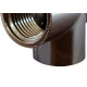 Tee Zamac Garden 3/4'' Rosca Rosca Cromado 10174Cre
