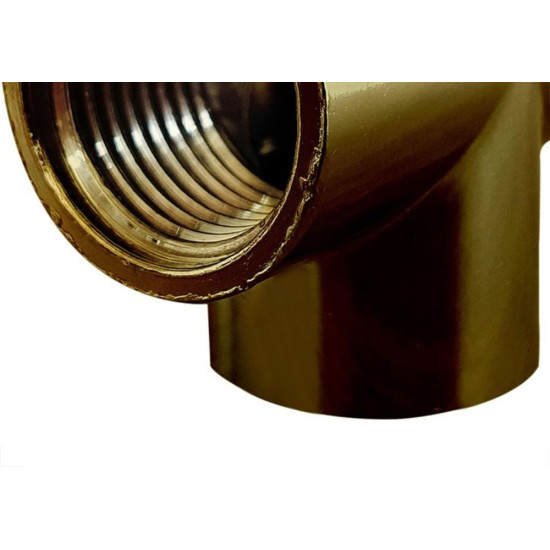 Tee Zamac Garden 3/4'' Rosca Rosca Amarelo 10174E