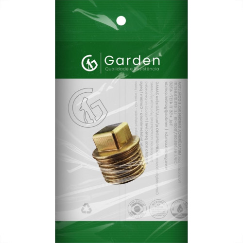 Plug Zamac Cromado 1/2'' Rosca Rosca Macho Amarelo 10638E Plug Zamac Cromado 1/2'' Rosca Rosca Macho Amarelo 10638E