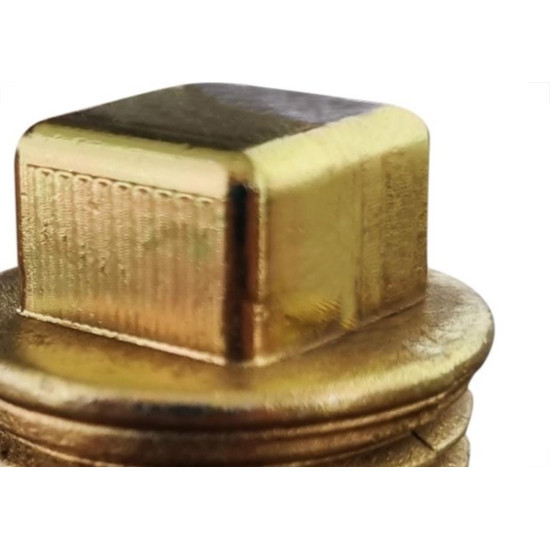 Plug Zamac Cromado 1/2'' Rosca Rosca Macho Amarelo 10638E Plug Zamac Cromado 1/2'' Rosca Rosca Macho Amarelo 10638E