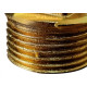 Plug Zamac Cromado 3/4'' Rosca Rosca Macho Amarelo 10639E