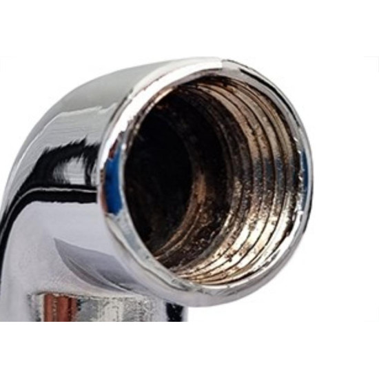 Cotovelo Zamac Garden 1/2'' Macho Femea Cromado 10897Cre Cotovelo Zamac Garden 1/2'' Macho Femea Cromado 10897Cre