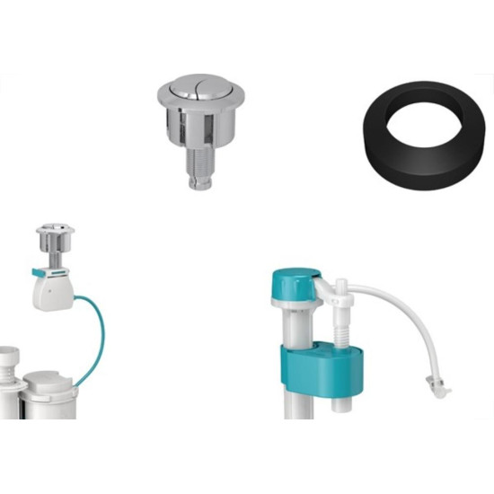 Mecanismo Acoplado Deca Acionamento Duplo Com Kit 1100Si6001 Mecanismo Acoplado Deca Acionamento Duplo Com Kit 1100Si6001