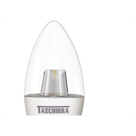Lampada Led Vela Taschibra 3W 2700K Clara Tvl25 