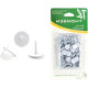 Percevejo Thomsen Branco Cartela Com 50 Pecas Pc-029 Percevejo Thomsen Branco Cartela Com 50 Pecas Pc-029