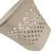 Cesto Papeleiro Plastico Shangri-La Quadrado Marmorizado 24X24Cm 