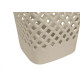 Cesto Papeleiro Plastico Shangri-La Quadrado Marmorizado 24X24Cm 