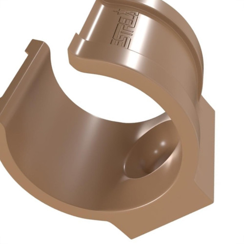 Abracadeira De Impacto Para Tubo Estrela Marrom 1/2'' 2027 Abracadeira De Impacto Para Tubo Estrela Marrom 1/2'' 2027