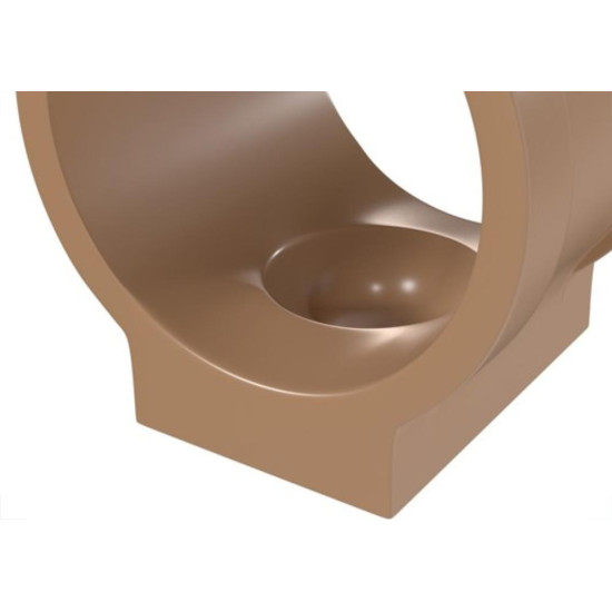 Abracadeira De Impacto Para Tubo Estrela Marrom 1/2'' 2027 Abracadeira De Impacto Para Tubo Estrela Marrom 1/2'' 2027