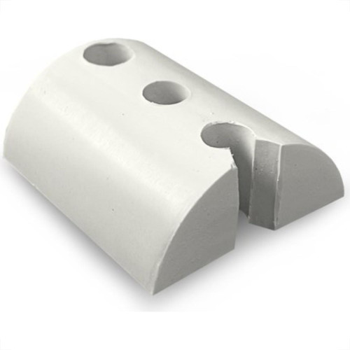 Calco Para Telha Lux Onda Baixa 3 Furos Branco Com 25 Pecas 8263 Calco Para Telha Lux Onda Baixa 3 Furos Branco Com 25 Pecas 8263