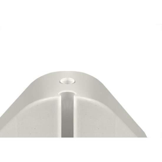 Calco Para Telha Lux Onda Alta 2 Furos Branco Com 25 Pecas 8262 Calco Para Telha Lux Onda Alta 2 Furos Branco Com 25 Pecas 8262
