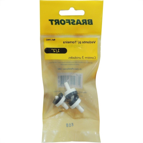 Cartela Vedante Brasfort Torneira Pvc 1/2 Com 3 Pecas 7992 Cartela Vedante Brasfort Torneira Pvc 1/2 Com 3 Pecas 7992