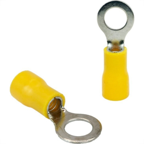 Pre-Isolado Sforplast Anel 4,0/6,0 Amarelo M6 100pcs 4766