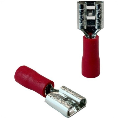 Pre-Isolado Sforplast Femea 0,5/1,5 Vermelho 100pcs 4771