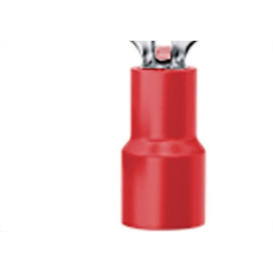 Pre-Isolado Sforplast Femea 0,5/1,5 Vermelho 100pcs 4771