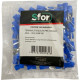 Pre-Isolado Sforplast Forquilha 1,5/2,5 Azul M6 100pcs 4778 Pre-Isolado Sforplast Forquilha 1,5/2,5 Azul M6 100pcs 4778