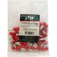 Pre-Isolado Sforplast Ilhos 10,00 C12 Vermelho 100pcs 4793 Pre-Isolado Sforplast Ilhos 10,00 C12 Vermelho 100pcs 4793