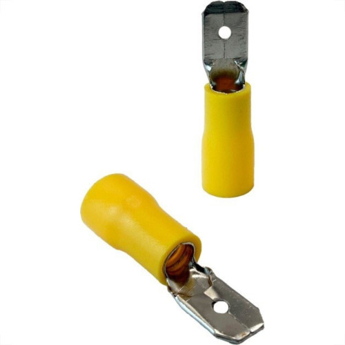 Pre-Isolado Sforplast Macho Amarelo 4,0/6,0 100pcs 4794