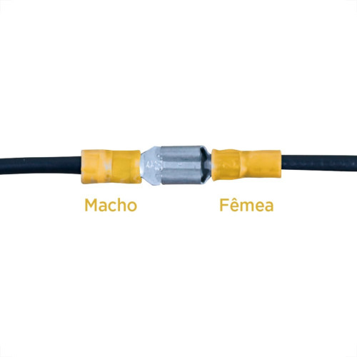 Pre-Isolado Sforplast Macho Amarelo 4,0/6,0 100pcs 4794