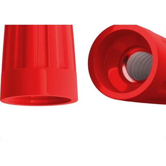 Conector Torcao Sforplast 4,5-17Mm Vermelho 100pcs 4057