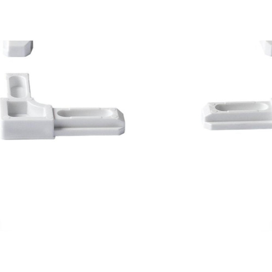Acessorio Canto Para Perfil Tela Mosquiteira Decal 009 Branco Kit Com 4 Pecas Kit-009-Bco Acessorio Canto Para Perfil Tela Mosquiteira Decal 009 Branco Kit Com 4 Pecas Kit-009-Bco