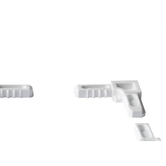 Acessorio Canto Para Perfil Tela Mosquiteira Decal 009 Branco Kit Com 4 Pecas Kit-009-Bco Acessorio Canto Para Perfil Tela Mosquiteira Decal 009 Branco Kit Com 4 Pecas Kit-009-Bco