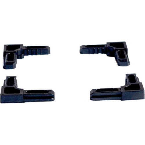 Acessorio Canto Para Perfil Tela Mosquiteira Decal 009 Preto Kit Com 4 Pecas Kit-009-Pto Acessorio Canto Para Perfil Tela Mosquiteira Decal 009 Preto Kit Com 4 Pecas Kit-009-Pto