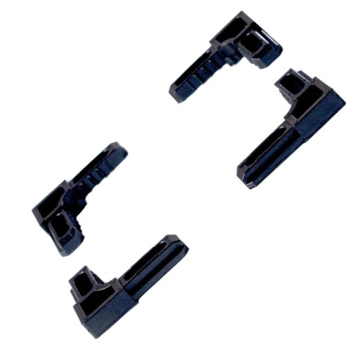Acessorio Canto Para Perfil Tela Mosquiteira Decal 009 Preto Kit Com 4 Pecas Kit-009-Pto Acessorio Canto Para Perfil Tela Mosquiteira Decal 009 Preto Kit Com 4 Pecas Kit-009-Pto