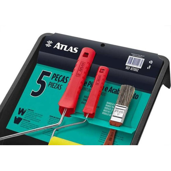 Kit Pintura Atlas 1002 Com 5 Pecas At1002