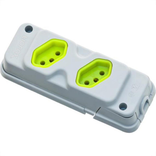 Kit C/2 - Tomada Barra Fiolux Dupla 20A 2 Polos+Terra C... Kit C/2 - Tomada Barra Fiolux Dupla 20A 2 Polos+Terra C...