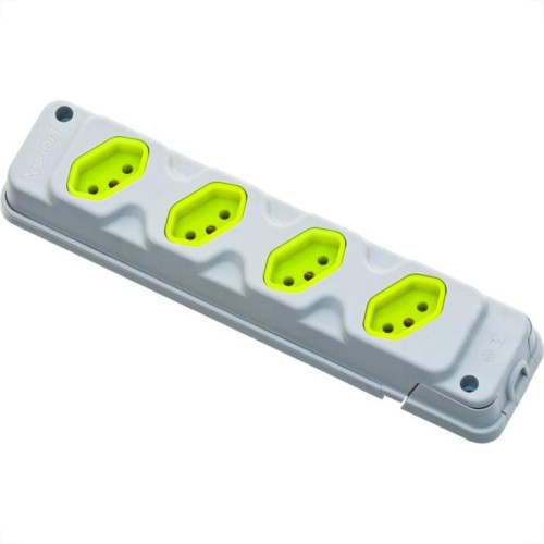 Kit C/2 - Tomada Barra Fiolux Quadrupla 20A 2 Polos+Ter... Kit C/2 - Tomada Barra Fiolux Quadrupla 20A 2 Polos+Ter...