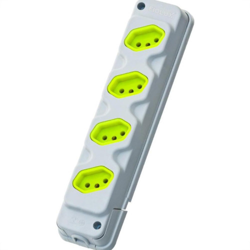 Kit C/2 - Tomada Barra Fiolux Quadrupla 20A 2 Polos+Ter... Kit C/2 - Tomada Barra Fiolux Quadrupla 20A 2 Polos+Ter...
