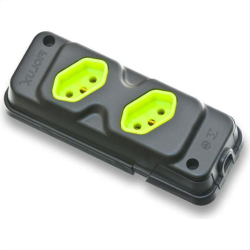 Kit C/3 - Tomada Barra Fiolux   Dupla 20A 2 Polos+Terra P...