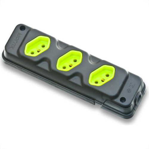 Kit C/4 - Tomada Barra Fiolux   Tripla 20A 2 Polos+Terra ...