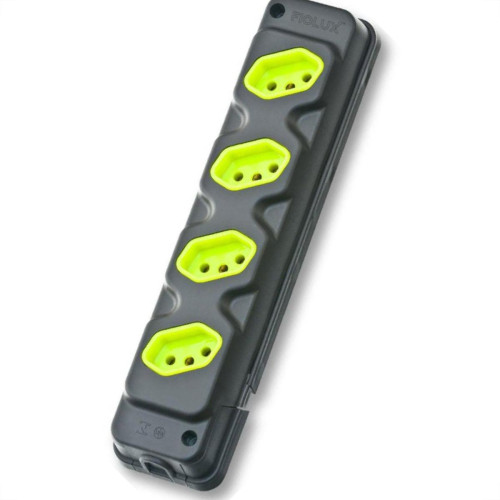 Kit C/3 - Tomada Barra Fiolux   Quadrupla 20A 2 Polos+Ter... Kit C/3 - Tomada Barra Fiolux   Quadrupla 20A 2 Polos+Ter...