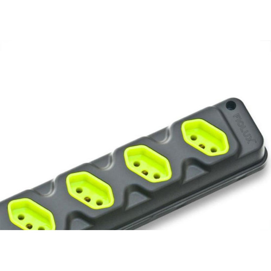 Kit C/3 - Tomada Barra Fiolux   Quadrupla 20A 2 Polos+Ter... Kit C/3 - Tomada Barra Fiolux   Quadrupla 20A 2 Polos+Ter...