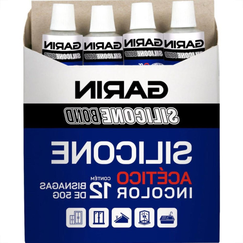 Cola Silicone Bond Garin 50G Incolor Ssai-050C - Kit C/12 Cola Silicone Bond Garin 50G Incolor Ssai-050C - Kit C/12
