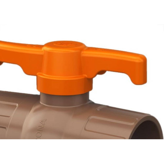 Registro Esfera Pvc Krona 20Mm Liso Liso 540 Registro Esfera Pvc Krona 20Mm Liso Liso 540