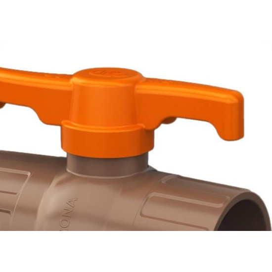 Registro Esfera Pvc Krona 110Mm Liso Liso 548 Registro Esfera Pvc Krona 110Mm Liso Liso 548
